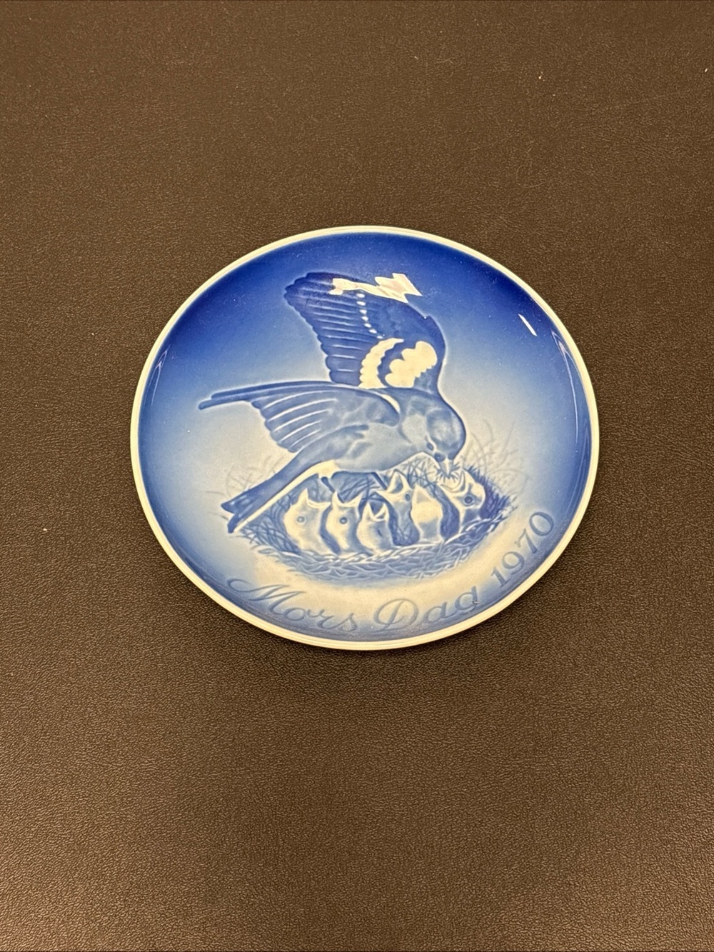 Vintage 1970 Bing & Grøndahl Mors Dag 6” Collector Plate